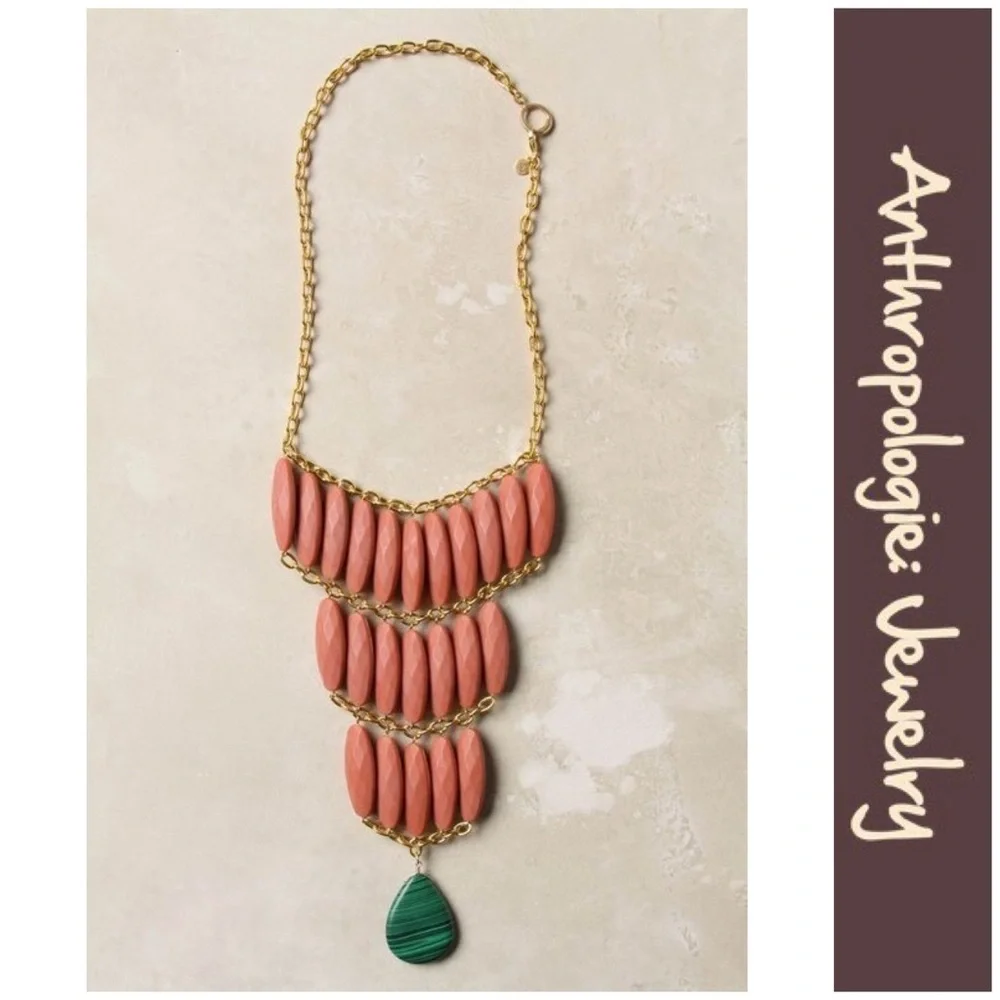 Anthro “Almond Tiers Necklace” by David Aubrey - Picture 8 of 8